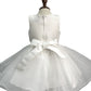 Satin Daisy Sequin Tulle Baby Dress by Cinderella Couture USA AS9154B