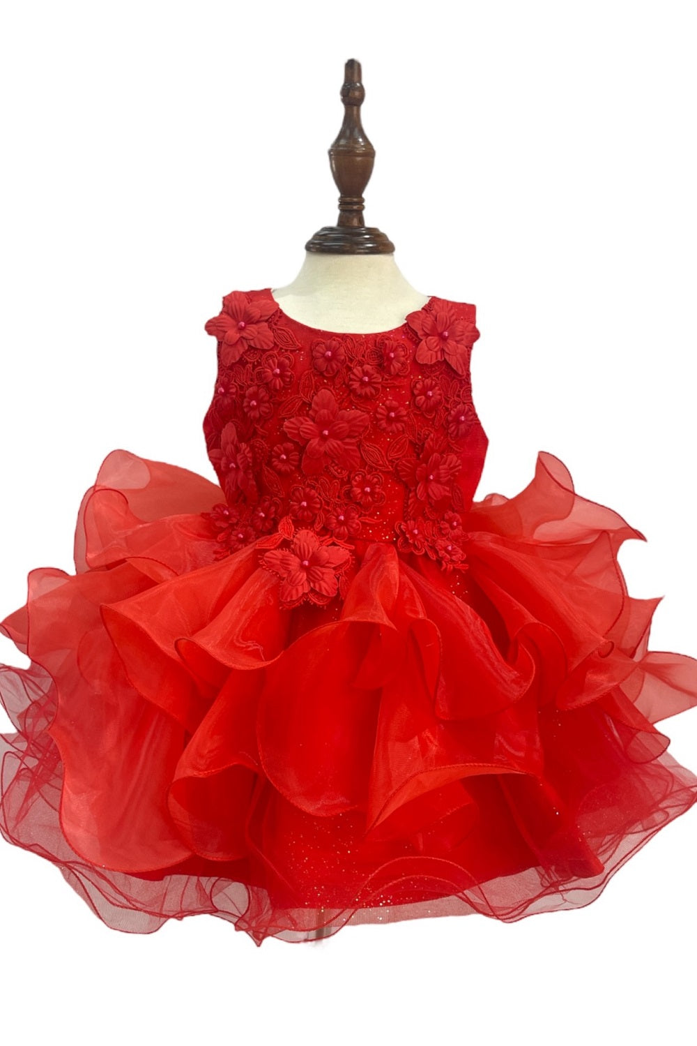 Beautiful Multi Layered Baby Tulle Dress by Cinderella Couture USA AS9155B