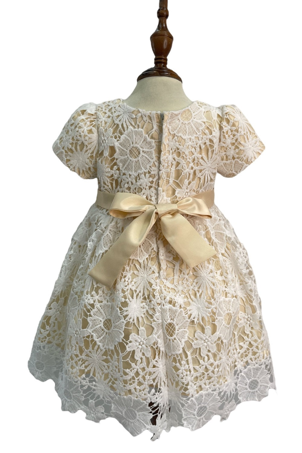 Robe Bébé Noire En Dentelle Et Lacets - Taille 38, Style Mini, Très Bon état D'occasion