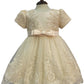 Crystal Tulle with 3D Flowers Baby Dress by Cinderella Couture USA AS9158B