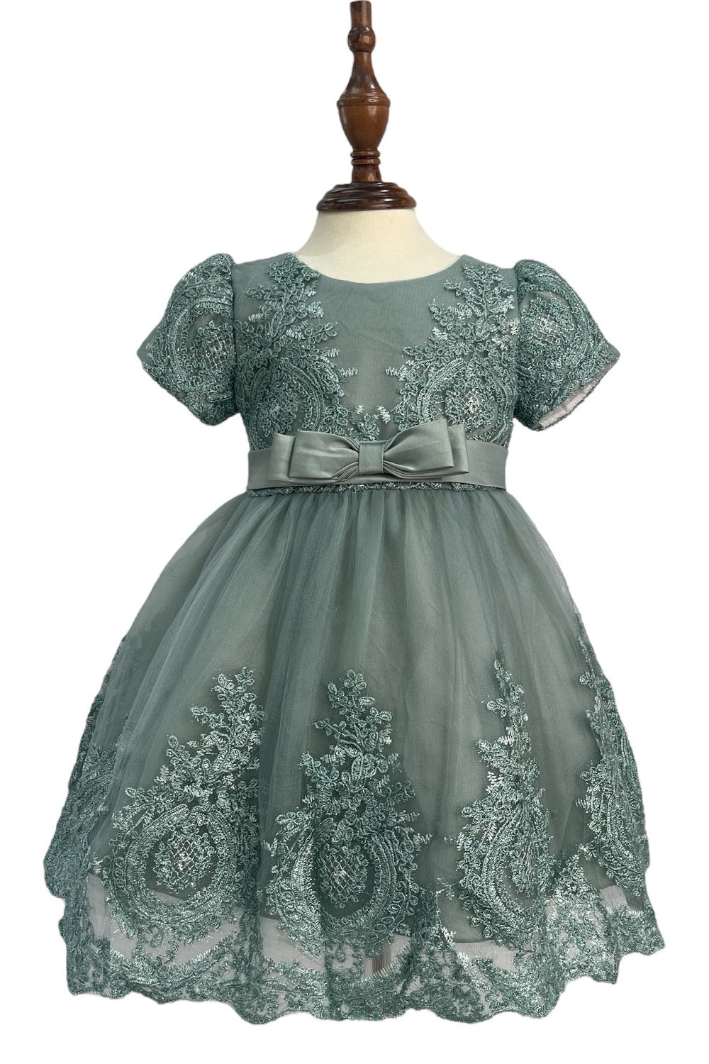 Crystal Tulle with 3D Flowers Baby Dress by Cinderella Couture USA AS9 Ariststyles Crystal Tulle with 3D Flowers Baby Dress by Cinderella Couture USA AS9 Ariststyles