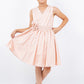 Applique V-Neck Plead Girl Party Dress by Cinderella Couture USA AS9160