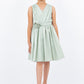 Applique V-Neck Plead Girl Party Dress by Cinderella Couture USA AS9160