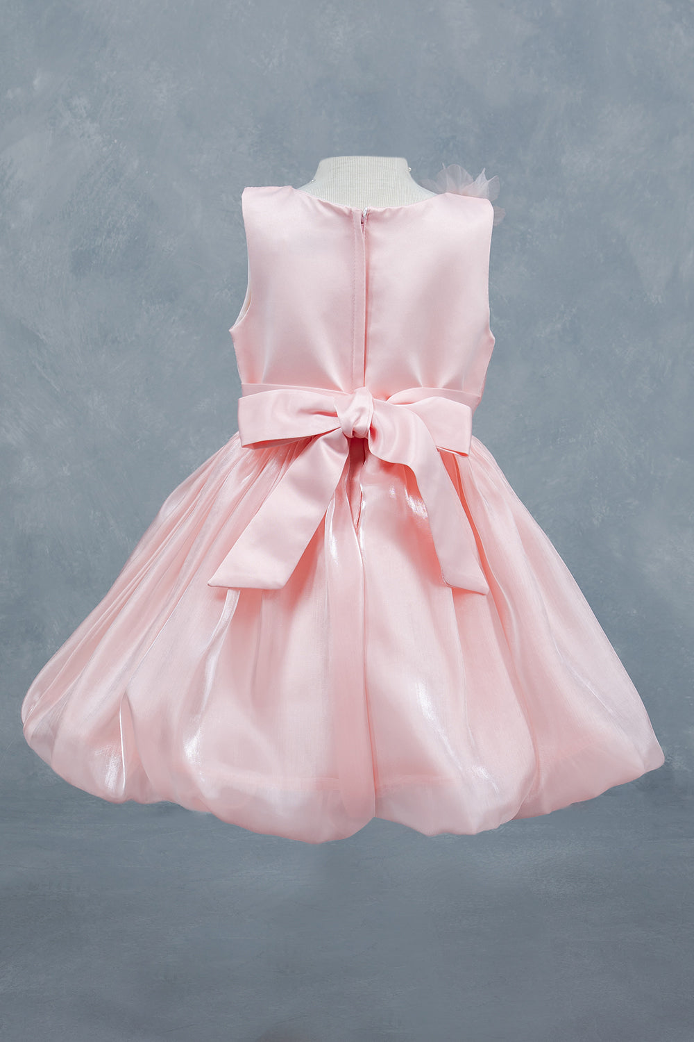 Sleeveless Tulle Petals A-Line Girl Communion Dress by Cinderella Couture USA AS9173B