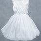 Sleeveless Tulle Petals A-Line Girl Communion Dress by Cinderella Couture USA AS9173B