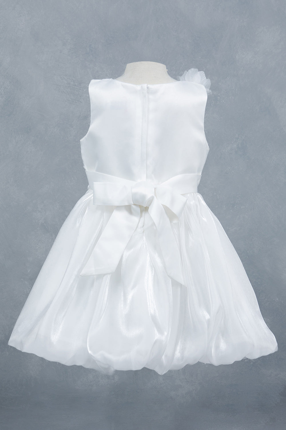 Sleeveless Tulle Petals A-Line Girl Communion Dress by Cinderella Couture USA AS9173B