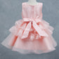 Layers Ruffled Classic Boat Neckline Girl Communion Dress by Cinderella Couture USA AS9174B