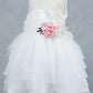 Sleeveless Layered Tulle Round Neck Girl Communion Dress by Cinderella Couture USA AS9175B