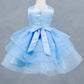 Organza Multi-Layered A-Line Girl Communion Dress by Cinderella Couture USA AS9176