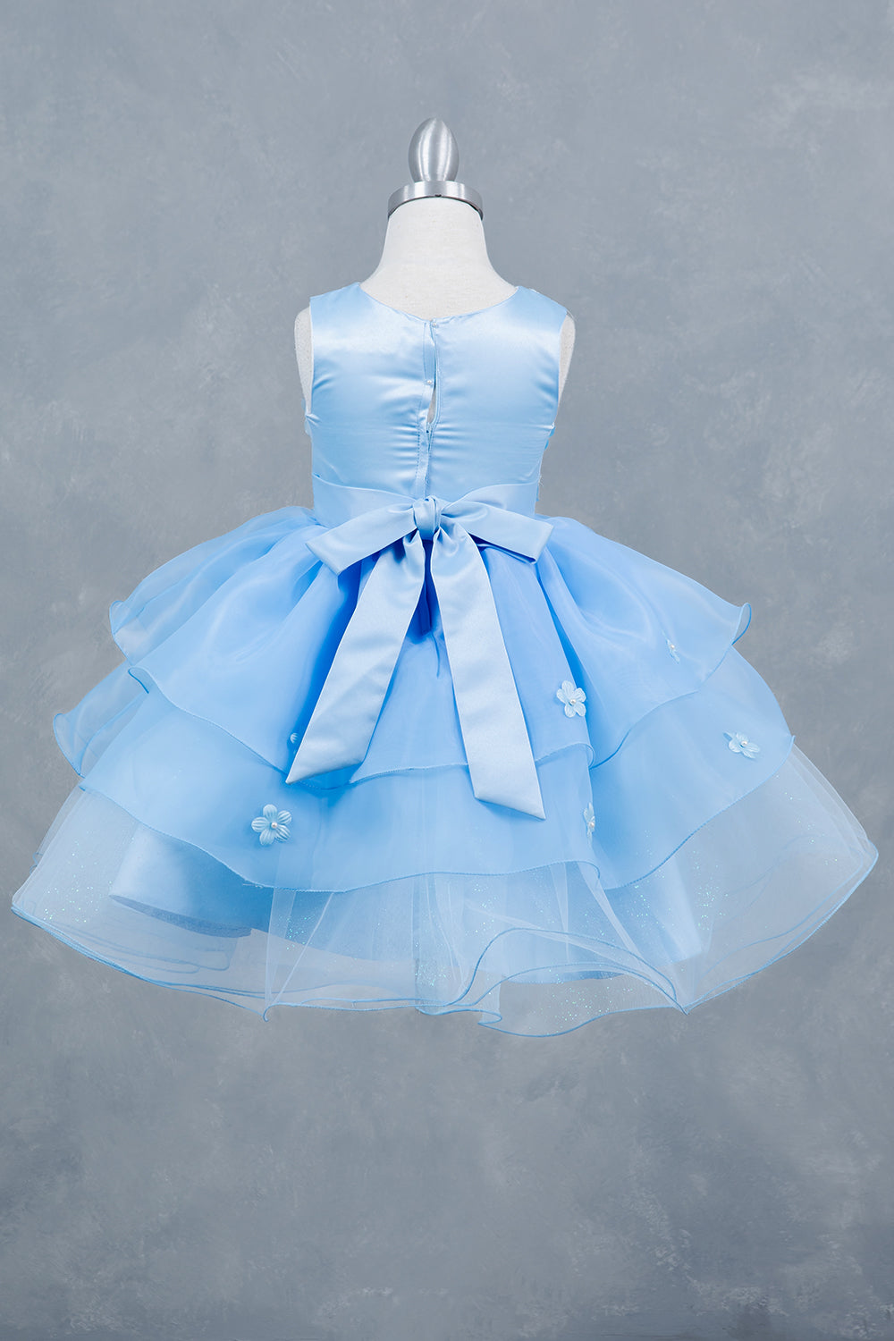 Organza Multi-Layered A-Line Girl Communion Dress by Cinderella Couture USA AS9176