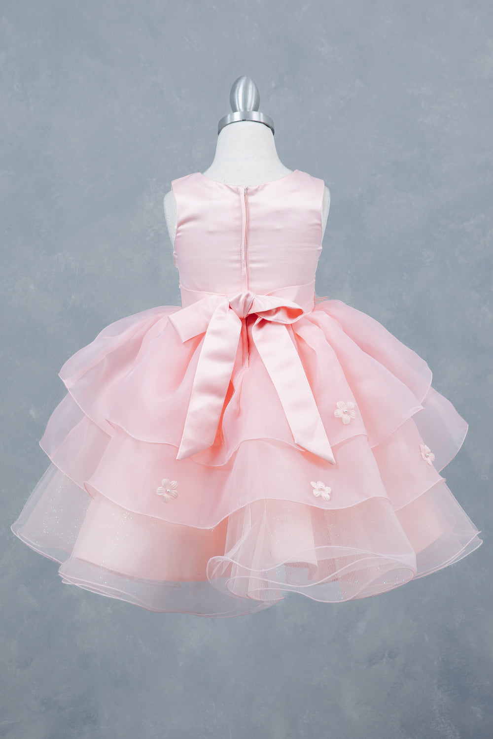Organza Multi-Layered A-Line Girl Communion Dress by Cinderella Couture USA AS9176