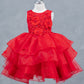 Organza Multi-Layered A-Line Girl Communion Dress by Cinderella Couture USA AS9176