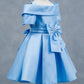 Sparkling Off Shoulder Neckline Girl Communion Dress by Cinderella Couture USA AS9177B