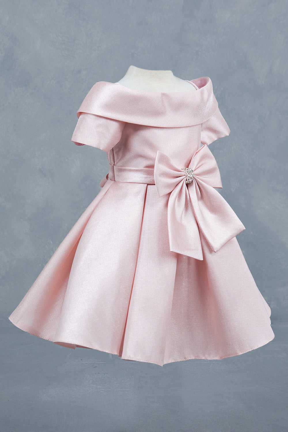 Sparkling Off Shoulder Neckline Girl Communion Dress by Cinderella Couture USA AS9177B