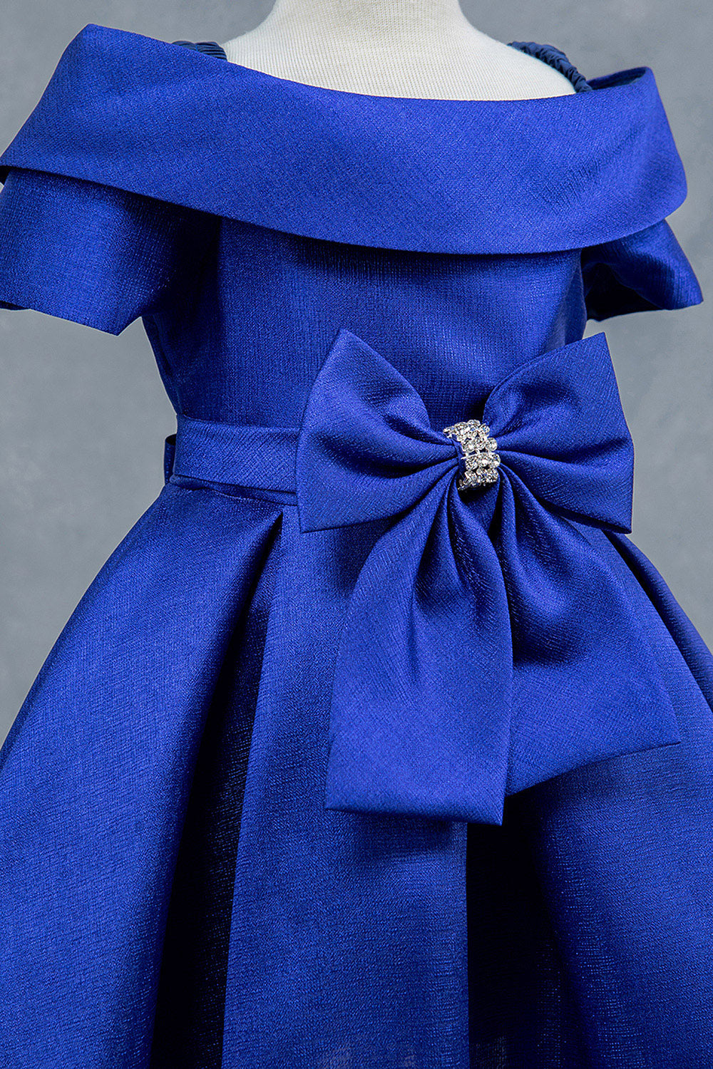 Sparkling Off Shoulder Neckline Girl Communion Dress by Cinderella Couture USA AS9177B