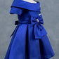 Sparkling Off Shoulder Neckline Girl Communion Dress by Cinderella Couture USA AS9177B