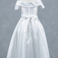 Elegant Classic Off Shoulder Neckline Girl Communion Dress by Cinderella Couture USA AS9177