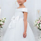 Adorable Off The Shoulder Neckline Girl Communion Dress by Cinderella Couture USA AS9200