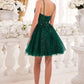 A-Line Cocktail Short Dress By Ladivine 9245 - Women Evening Formal Gown - Special Occasion
