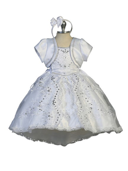 Flower Girl 2 Piece Baptism Dress by TIPTOP KIDS - AS2352