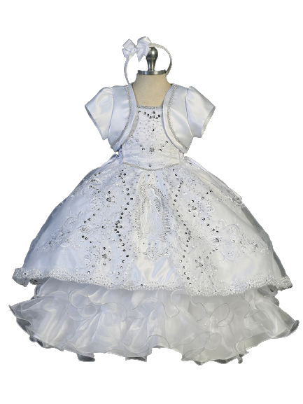 Flower Girl 2 Piece Baptism Dress by TIPTOP KIDS - AS2352