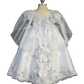 Flower Girl Lace Applique Metallic Dress by TIPTOP KIDS - AS2357