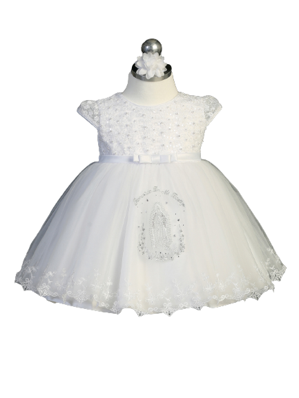 Flower Girl Cape Sleeved Embroidered Bodice Dress by TIPTOP KIDS - AS2358