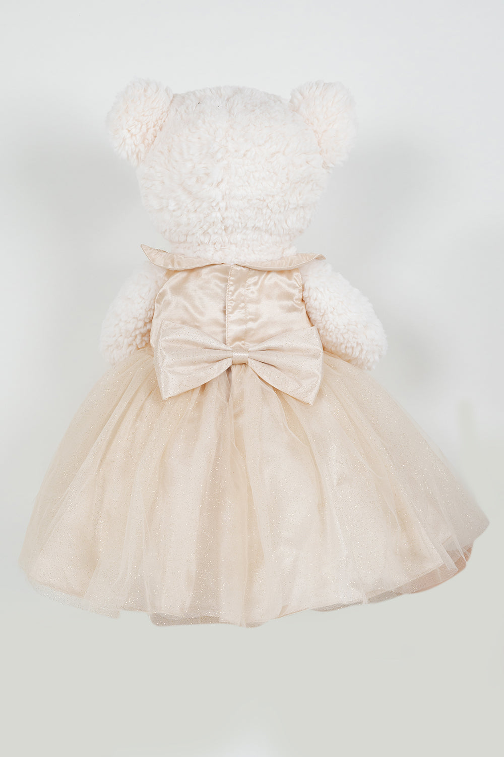 Teddy Bear with Beaded 3D Appliques Girl Communion Dress by Cinderella Couture USA ASBR-8111