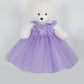 Teddy Bear with Beaded 3D Appliques Girl Communion Dress by Cinderella Couture USA ASBR-8111