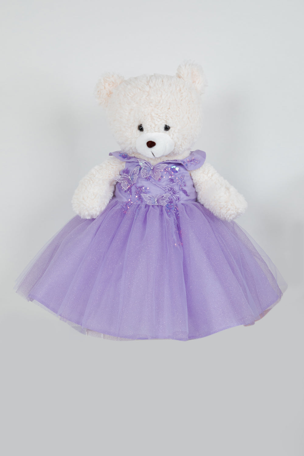 Teddy Bear with Beaded 3D Appliques Girl Communion Dress by Cinderella Couture USA ASBR-8111