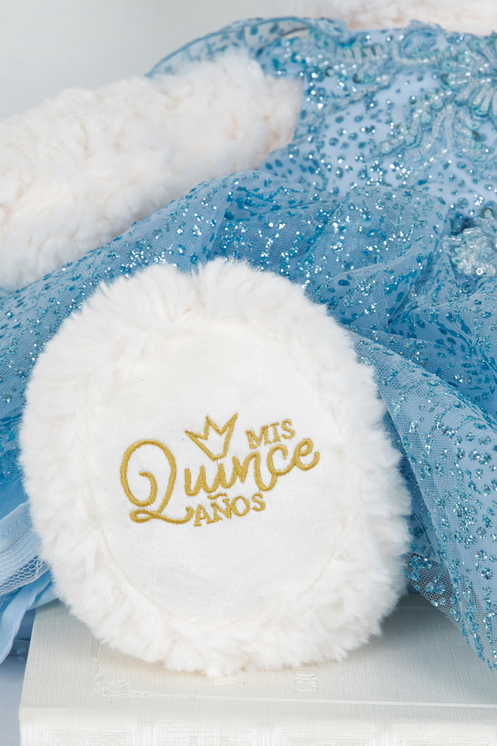 3D Appliques Sequin A-Line Girl Communion Dress by Cinderella Couture USA ASBR-8120