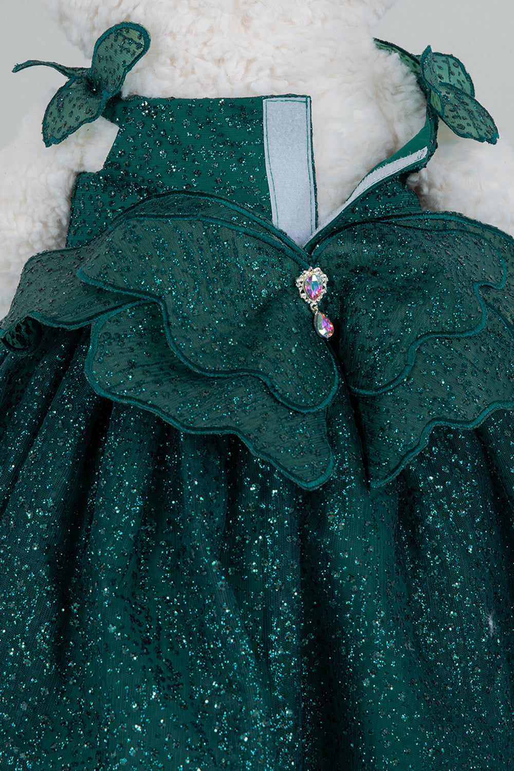 3D Appliques Sequin A-Line Girl Communion Dress by Cinderella Couture USA ASBR-8120