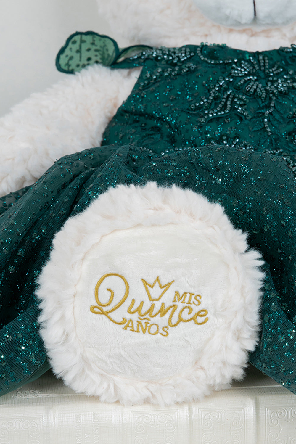 3D Appliques Sequin A-Line Girl Communion Dress by Cinderella Couture USA ASBR-8120