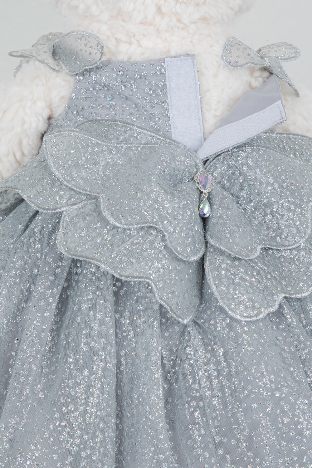 3D Appliques Sequin A-Line Girl Communion Dress by Cinderella Couture USA ASBR-8120