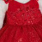 Teddy Bear V-Neckline Tulle Girl Communion Dress by Cinderella Couture USA ASBR-8270