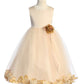 Baby Blush Satin Flower Petal Flower Girl Dress- AS195B Kids Dream