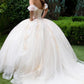 Embellished Glittet Sweetheart Neckline Quinceanera Dress by GLS by Gloria - GL3502