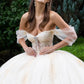 Embellished Glittet Sweetheart Neckline Quinceanera Dress by GLS by Gloria - GL3502