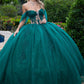 Embellished Glittet Sweetheart Neckline Quinceanera Dress by GLS by Gloria - GL3502