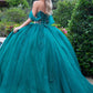 Embellished Glittet Sweetheart Neckline Quinceanera Dress by GLS by Gloria - GL3502