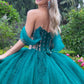 Embellished Glittet Sweetheart Neckline Quinceanera Dress by GLS by Gloria - GL3502