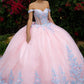 Sequin Off Shoulder Sweetheart Neckline Quinceanera Dress by GLS by Gloria - GL3517