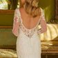 Embellished V-Neckline Trumpet Women Bridal Dress by GLS by Gloria - GL3535 - Special Occasion/Curves