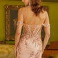 Embellished Corset V-Neckline Women Formal Dress by GLS by Gloria - GL3543 - Special Occasion/Curves