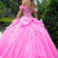 3D Flower Sweetheart Neckline Quinceanera Dress by GLS by Gloria - GL3547