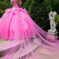 3D Flower Sweetheart Neckline Quinceanera Dress by GLS by Gloria - GL3547