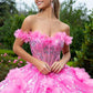 3D Flower Sweetheart Neckline Quinceanera Dress by GLS by Gloria - GL3547