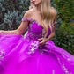 Embellished Strap Corset V-Neckline Quinceanera Dress by GLS by Gloria - GL3548