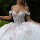 Embellished Cut-Away Shoulder Quinceanera Dress by GLS by Gloria - GL3553