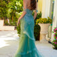 Embellished Off Shoulder Mermaid Women Formal Dress by Elizabeth K - GL3563 - Special Occasion/Curves